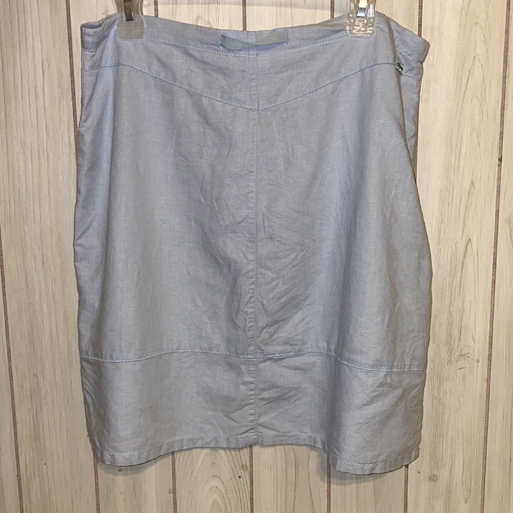 Calvin Klein jeans baby blue cotton vintage skirt 8 m l vtg women’s mini - Picture 2 of 8